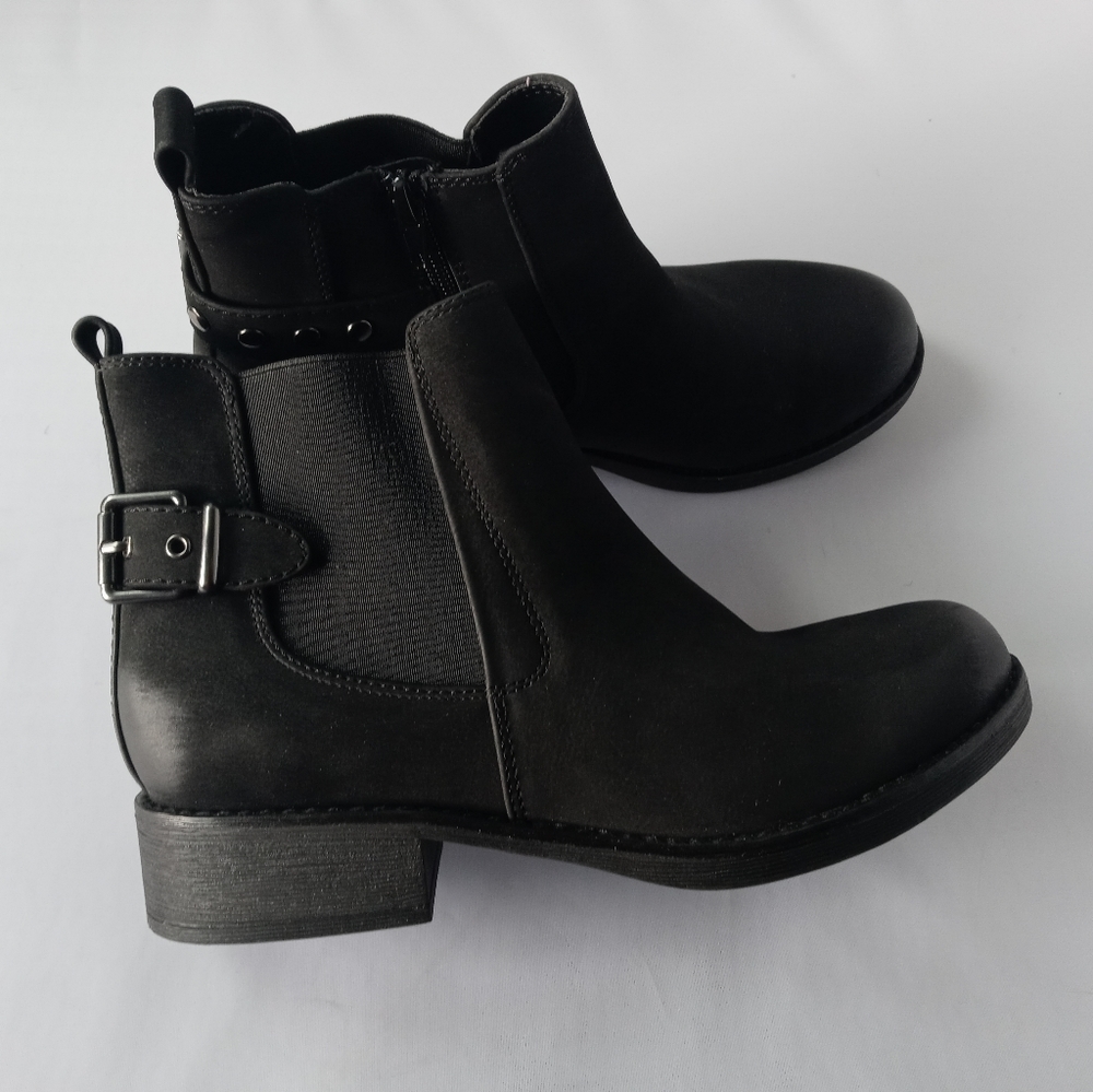 Black ankle boots